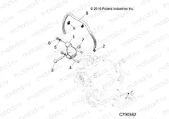 DRIVE TRAIN | DRIVE TRAIN, MAIN GEARCASE MOUNTING - R20RSM99AL (C700382)