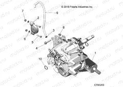 DRIVE TRAIN | DRIVE TRAIN, MAIN GEARCASE MOUNTING - R23MAE57DX (C700200)
