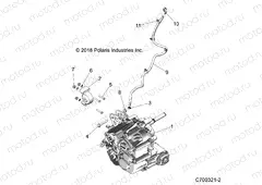 DRIVE TRAIN | DRIVE TRAIN, MAIN GEARCASE MOUNTING - Z20N4E92AL/AR/BL/BR (C700321-2)