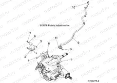 DRIVE TRAIN | DRIVE TRAIN, MAIN GEARCASE MOUNTING - Z20N4E99AC/AL/AN/BC/BL/BN/M99AL/K99AF/AK/BF/BK (C700275-2)