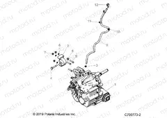 DRIVE TRAIN | DRIVE TRAIN, MAIN GEARCASE MOUNTING - Z20P4L92AG/AP/BG/BP/LG/G92AG/AP/LG (C700773-2)
