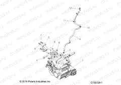 DRIVE TRAIN | DRIVE TRAIN, MAIN GEARCASE MOUNTING - Z20PAE92AC/BC/F92AC/LC (C700728-1)
