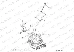 DRIVE TRAIN | DRIVE TRAIN, MAIN GEARCASE MOUNTING - Z20PAL92AG/AP/BG/BP/LG/G92AG/AP/LG (C700353-4)