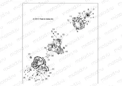 DRIVE TRAIN | DRIVE TRAIN, MAIN GEARCASE - R13TH90DG (49RGRGEARCASE11DCREW)