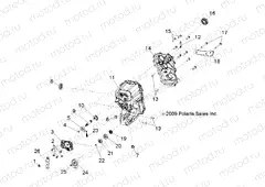 DRIVE TRAIN | DRIVE TRAIN, MAIN GEARCASE - R15RAA76AA/AJ (49RGRGEARCASE106X6)