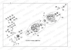 DRIVE TRAIN | DRIVE TRAIN, MAIN GEARCASE - Z15VHE57AS/AK (49RGRTRANS1333084)