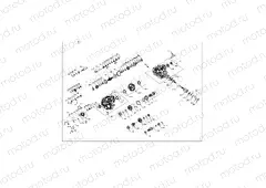 DRIVE TRAIN | DRIVE TRAIN, MAIN GEARCASE - Z20CHA57A2 (1334344)