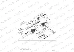 DRIVE TRAIN | DRIVE TRAIN, MAIN GEARCASE - Z20CHE57AM (1334345)