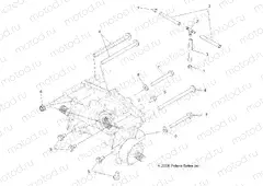 DRIVE TRAIN | DRIVE TRAIN, MID GEARCASE MOUNTING - A13CF76FF (49ATVGEARMIDMTG096X6)