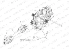 DRIVE TRAIN | DRIVE TRAIN, MID GEARCASE MOUNTING - R15RAA76AA/AJ (49RGRGEARCASEMTGMID106X6)