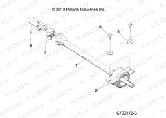 DRIVE TRAIN | DRIVE TRAIN, MID PROP SHAFT - G20G4P99AX/LX (C700172-3)