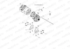 DRIVE TRAIN | DRIVE TRAIN, MOTOR AND GEARCASE MOUNTING - L14U2AAEFA/VEFA/PEFA (49LEVGEARCASEMTG14EM)