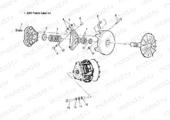 DRIVE TRAIN | DRIVE TRAIN, PRIMARY CLUTCH - A13EA32FA (4999202939920293B12)
