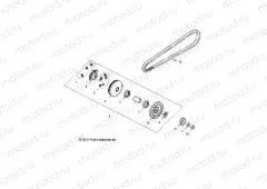 DRIVE TRAIN | DRIVE TRAIN, PRIMARY CLUTCH - A15YAK05AD/AF (49ATVPRIMARY14OTLW90)