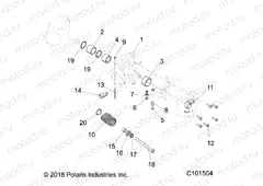DRIVE TRAIN | DRIVE TRAIN, PRIMARY CLUTCH - A20SGE95AK (C101504)