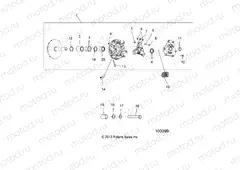 DRIVE TRAIN | DRIVE TRAIN, PRIMARY CLUTCH - A20SHE57FP/S57CP/FP/CU