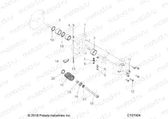 DRIVE TRAIN | DRIVE TRAIN, PRIMARY CLUTCH - A20SXN85A8/CA8 (C101504)