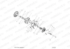 DRIVE TRAIN | DRIVE TRAIN, PRIMARY CLUTCH - A22SXA85A1/A6 (C0211133)