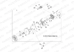DRIVE TRAIN | DRIVE TRAIN, PRIMARY CLUTCH - R13T9EFX (49RGRCLUTCHDVN13RZRXP900I)
