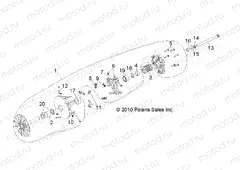 DRIVE TRAIN | DRIVE TRAIN, PRIMARY CLUTCH - R13WH50AG/AH/AR/AX (49RGRCLUTCHDRV11500EFI)