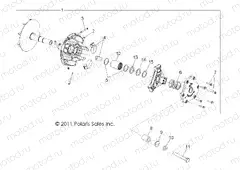 DRIVE TRAIN | DRIVE TRAIN, PRIMARY CLUTCH - R13WH90DG (49RGRCLUTCHDRV12DCREW)