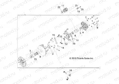DRIVE TRAIN | DRIVE TRAIN, PRIMARY CLUTCH - R13XT9EFX (49RGRCLUTCHDRV11RZR875)