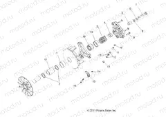 DRIVE TRAIN | DRIVE TRAIN, PRIMARY CLUTCH - R15RUA57AA/E57AC (49RGRCLUTCHDRV12RZR570)
