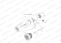 DRIVE TRAIN | DRIVE TRAIN, PRIMARY CLUTCH - R15RUA87/E87/YAA/ZAC ALL OPTIONS (49RGRCLUTCHDRV14CREW)