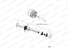 DRIVE TRAIN | DRIVE TRAIN, PRIMARY CLUTCH - R17RTED1F1/SD1C1 (702395)