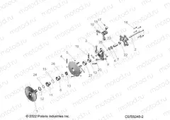 DRIVE TRAIN | DRIVE TRAIN, PRIMARY CLUTCH - R22RRE99DP (C0705345-2)