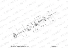 DRIVE TRAIN | DRIVE TRAIN, PRIMARY CLUTCH - R23MAE57DX (C701049-2)