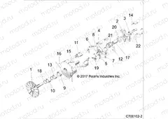 DRIVE TRAIN | DRIVE TRAIN, PRIMARY CLUTCH - Z18VGE99AK/AW/BK/BW (C700102-2)