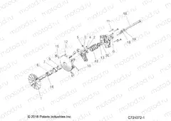 DRIVE TRAIN | DRIVE TRAIN, PRIMARY CLUTCH -Z20ASS99C2/CH (C701072-1)