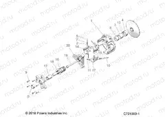 DRIVE TRAIN | DRIVE TRAIN, PRIMARY CLUTCH - Z20NAE92AL/AR/BL/BR/F92AL/AR (C701000-1)