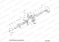 DRIVE TRAIN | DRIVE TRAIN, PRIMARY CLUTCH - Z20PAE92AC/BC/F92AC/LC (C701064)