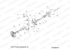 DRIVE TRAIN | DRIVE TRAIN, PRIMARY CLUTCH - Z20R4B92AC/BC/AR/BR/D92AC/BC/AR/BR (C0702876-2)