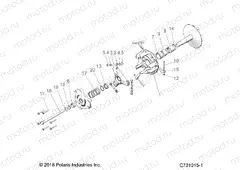 DRIVE TRAIN | DRIVE TRAIN, PRIMARY CLUTCH - Z21ASE99A5/B5/K99A4/B4 (C701015-1)