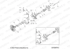 DRIVE TRAIN | DRIVE TRAIN, PRIMARY CLUTCH - Z21R4F92AH/BH (C0702876-2)