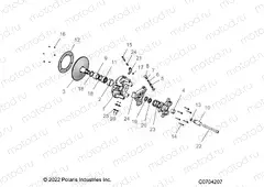 DRIVE TRAIN | DRIVE TRAIN, PRIMARY CLUTCH - Z22RME2KAG/BG/K2KAN/BN (C0704207)