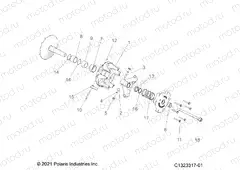 DRIVE TRAIN | DRIVE TRAIN, PRIMARY CLUTCH - Z23NAV99A/99B (C1323317-01)