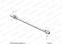DRIVE TRAIN | DRIVE TRAIN, PROP SHAFT, FRONT - A21SXV95AG/CAG (C101470)