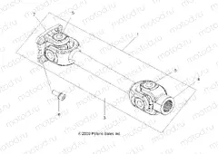 DRIVE TRAIN | DRIVE TRAIN, PROP SHAFT, REAR - A13DN5EFL (49ATVSHAFTPROPRR1332724)