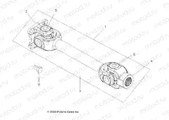 DRIVE TRAIN | DRIVE TRAIN, PROP SHAFT, REAR - A15SYE95AX/L95AP (49ATVSHAFTPROPRR10SP550X2)