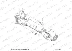 DRIVE TRAIN | DRIVE TRAIN, PROP SHAFT, REAR - A20SYE85AP/CAP (C102273-1)