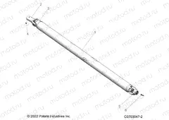 DRIVE TRAIN | DRIVE TRAIN, PROP SHAFT,FRONT - Z22RME2KAG/BG/K2KAN/BN (C0703047-2)