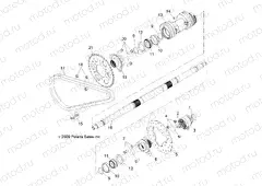 DRIVE TRAIN | DRIVE TRAIN, REAR AXLE and HOUSING - A13EA32FA (49ATVAXLE10TBLZR)