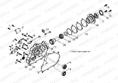 DRIVE TRAIN | DRIVE TRAIN, REAR DRIVE ASSEMBLY - A18YAP20A8/N8 (49ATVDRIVERR09PHX)