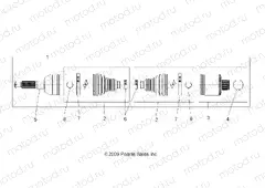 DRIVE TRAIN | DRIVE TRAIN, REAR DRIVE SHAFT - A09MN50ET (49ATVSHAFTDRIVERR1332654)