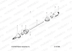 DRIVE TRAIN | DRIVE TRAIN, REAR DRIVE SHAFT - A20SEE50A1/A5/CA1/CA5 (C101544)