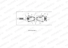 DRIVE TRAIN | DRIVE TRAIN, REAR DRIVE SHAFT - L14U2AAEFA/VEFA/PEFA (49LEVSHAFTDRVRR14EM)